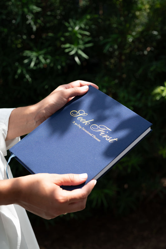 Seek First 90 Day-Devotional Planner